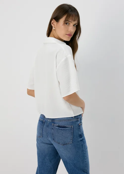 White Boxy Shirt - 8 Image 2
