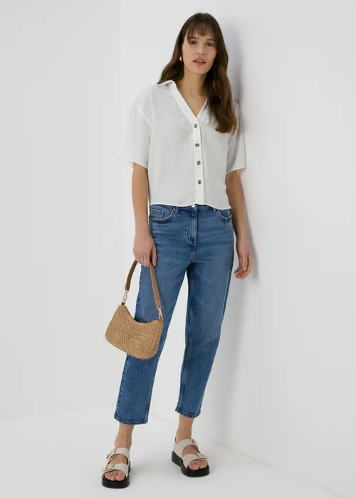 White Boxy Shirt - 8 Image 4