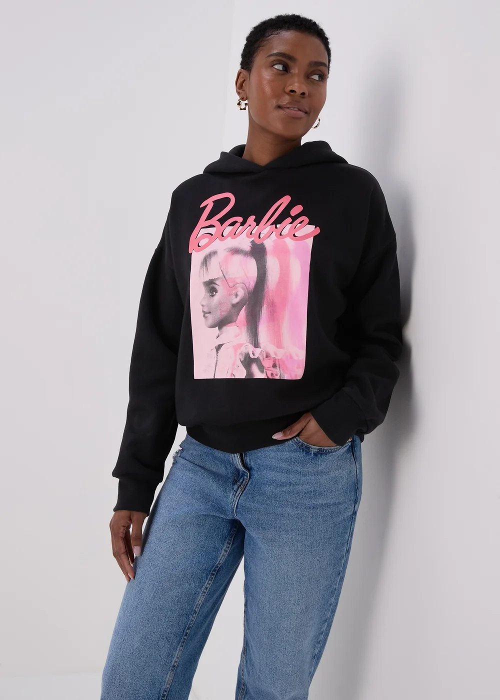 Black Barbie Hoodie - S Image 4
