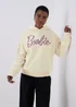 Cream Barbie Hoodie - Small Image 1