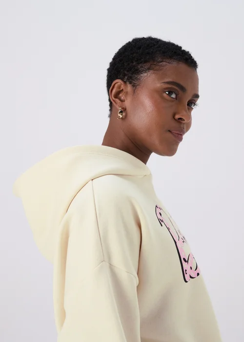 Cream Barbie Hoodie - Small Image 3