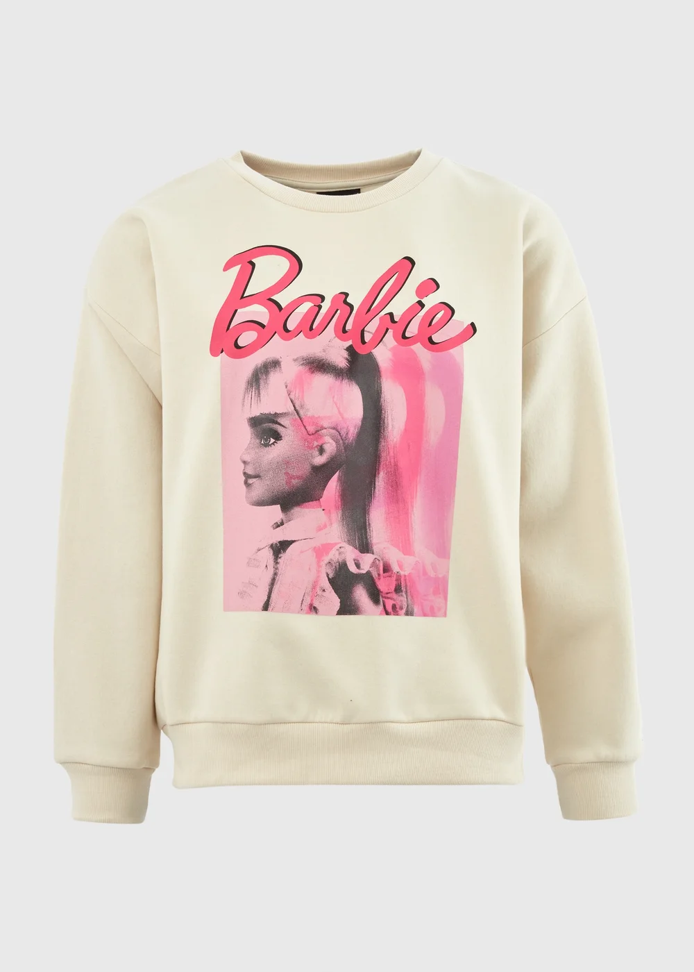 Cream Barbie Sweatshirt - Small Image 5
