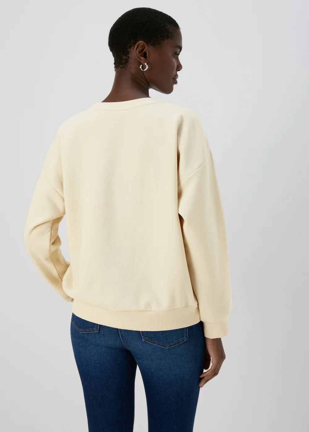 Cream Barbie Sweatshirt - Small Image 2