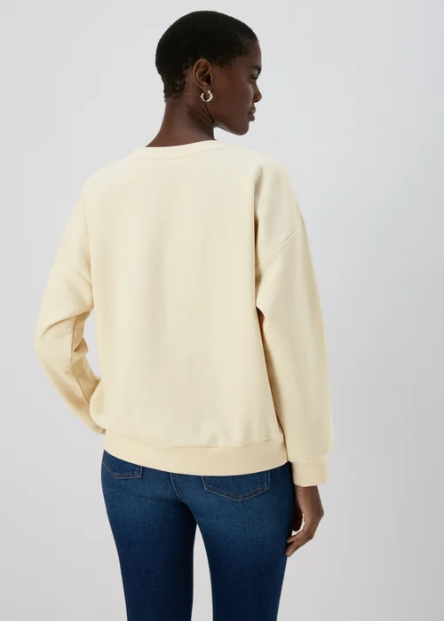 Cream Barbie Sweatshirt - Small Image 2