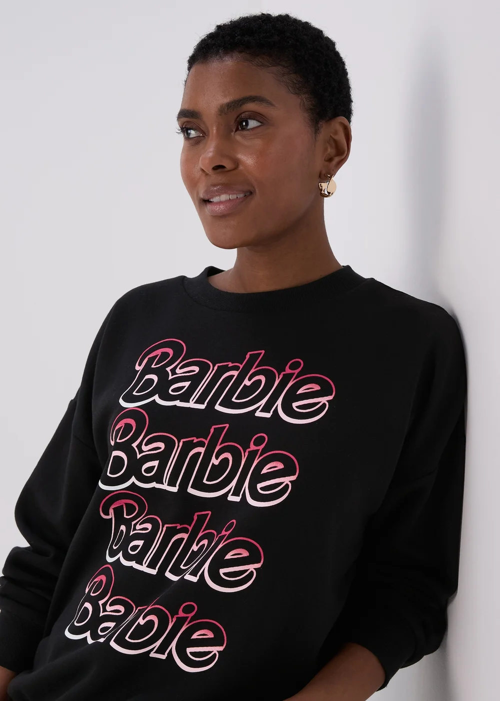 Black Barbie Sweatshirt - S Image 3