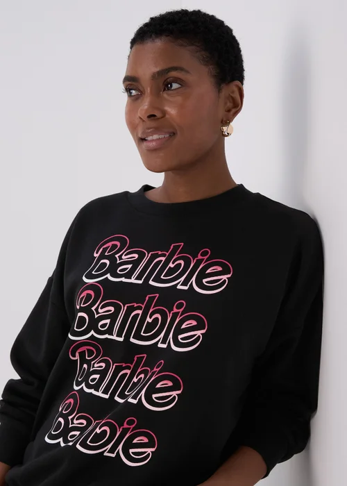 Black Barbie Sweatshirt - S Image 3