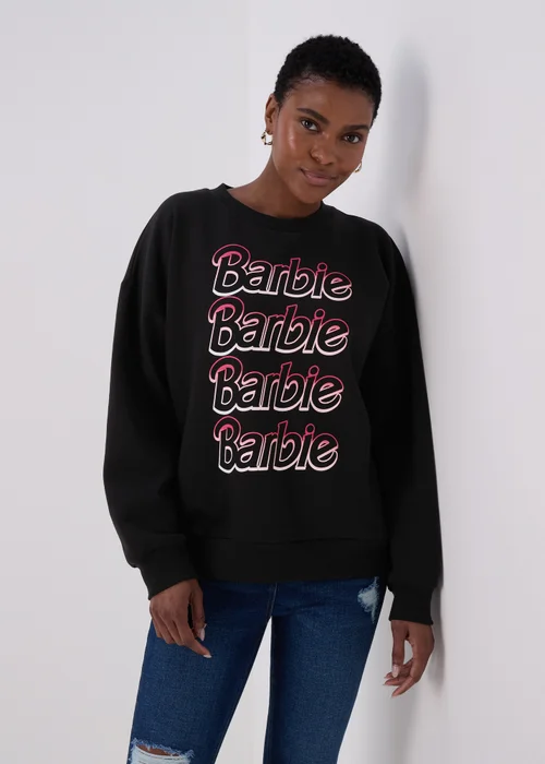 Black Barbie Sweatshirt - S Image 1