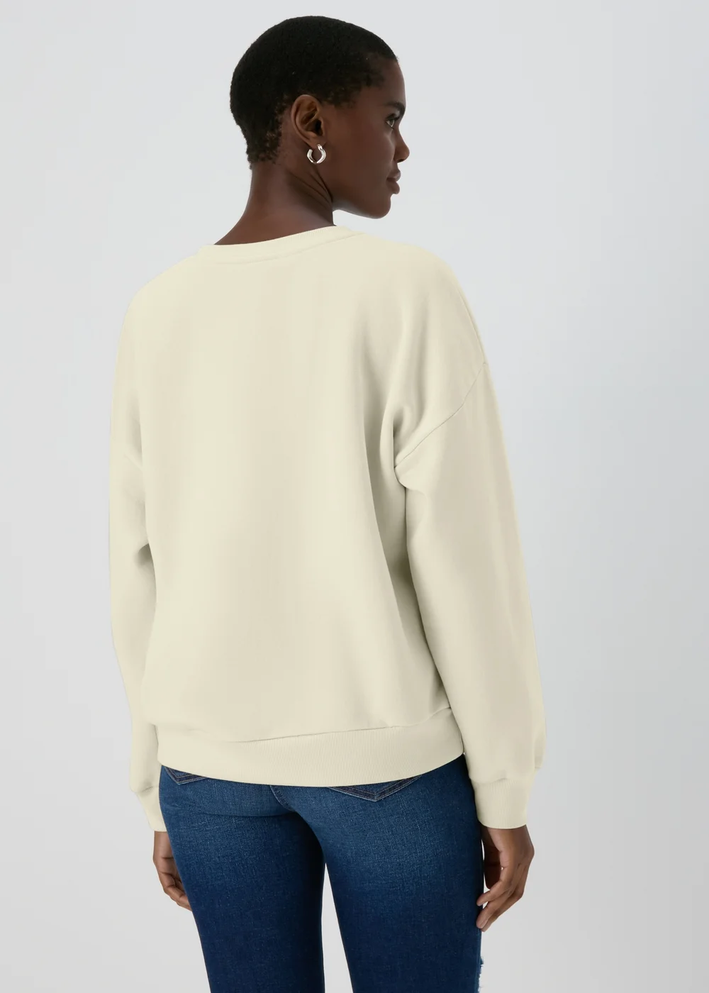 Cream Barbie Sweatshirt - Small Image 2