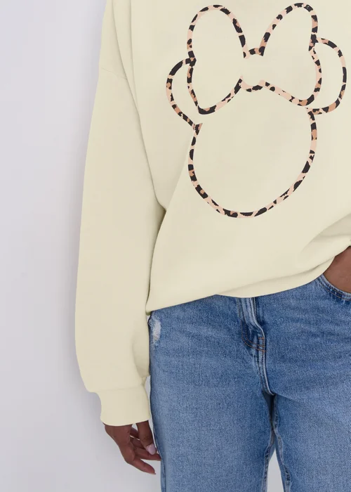 Cream Minnie Mouse Sweatshirt - S Image 3