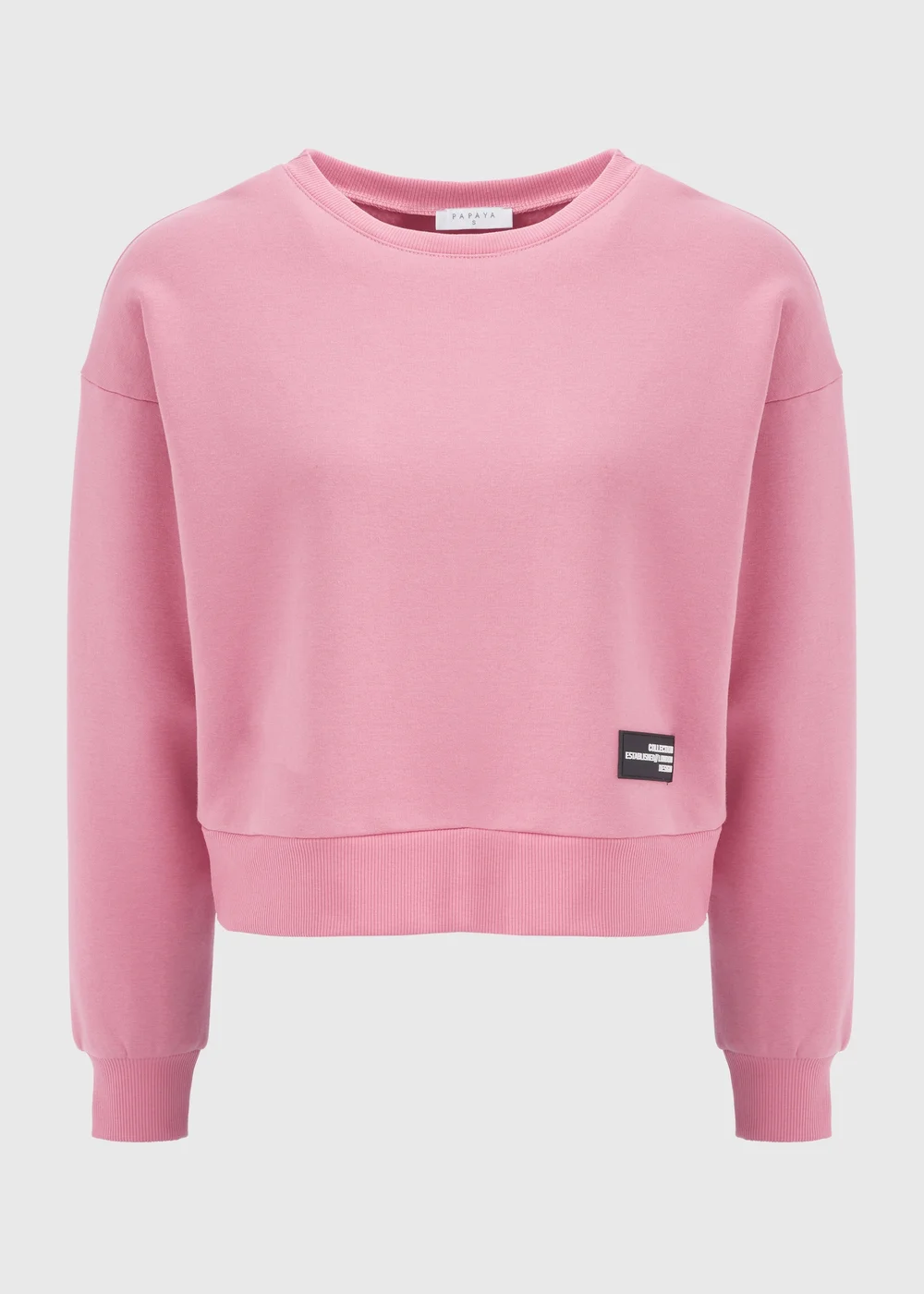 Pink Cropped Sweatshirt - S Image 5