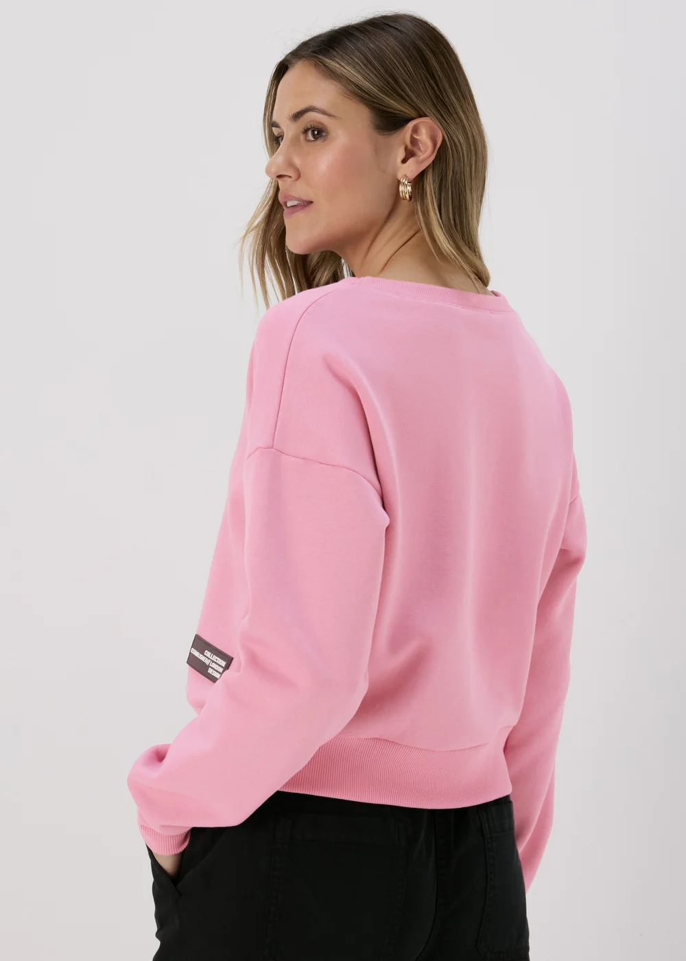 Pink Cropped Sweatshirt - S Image 2