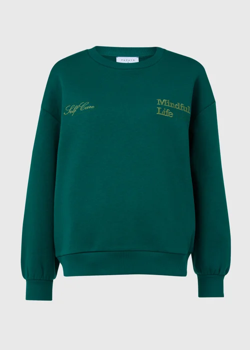 Green Vintage Graphic Sweatshirt - S Image 5