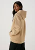 Beige Seattle Slogan Hoodie - Small Image 2
