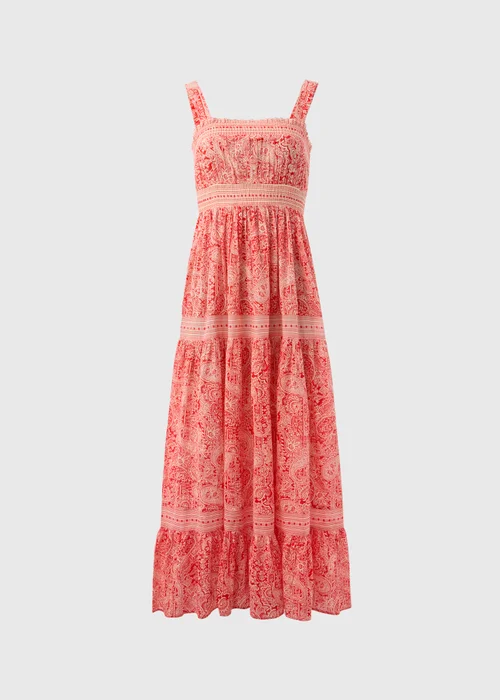 Red Paisley Maxi Cami Dress - 8 Image 4