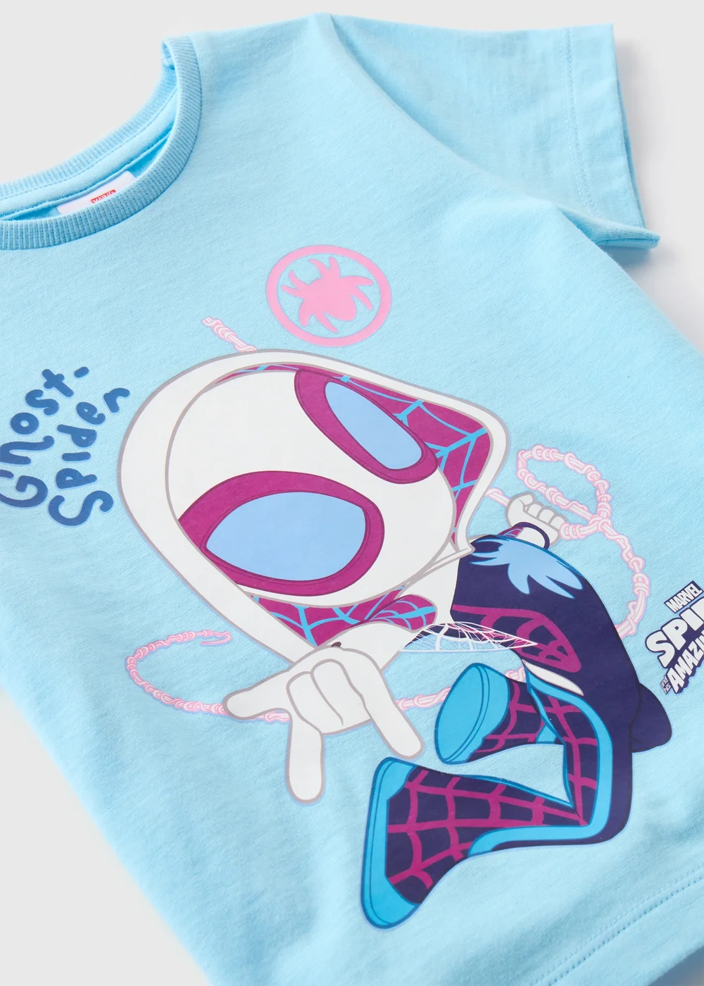 Marvel Kids Blue Ghost-Spider Top (1-7yrs) - 1-1.5 Yrs Image 2