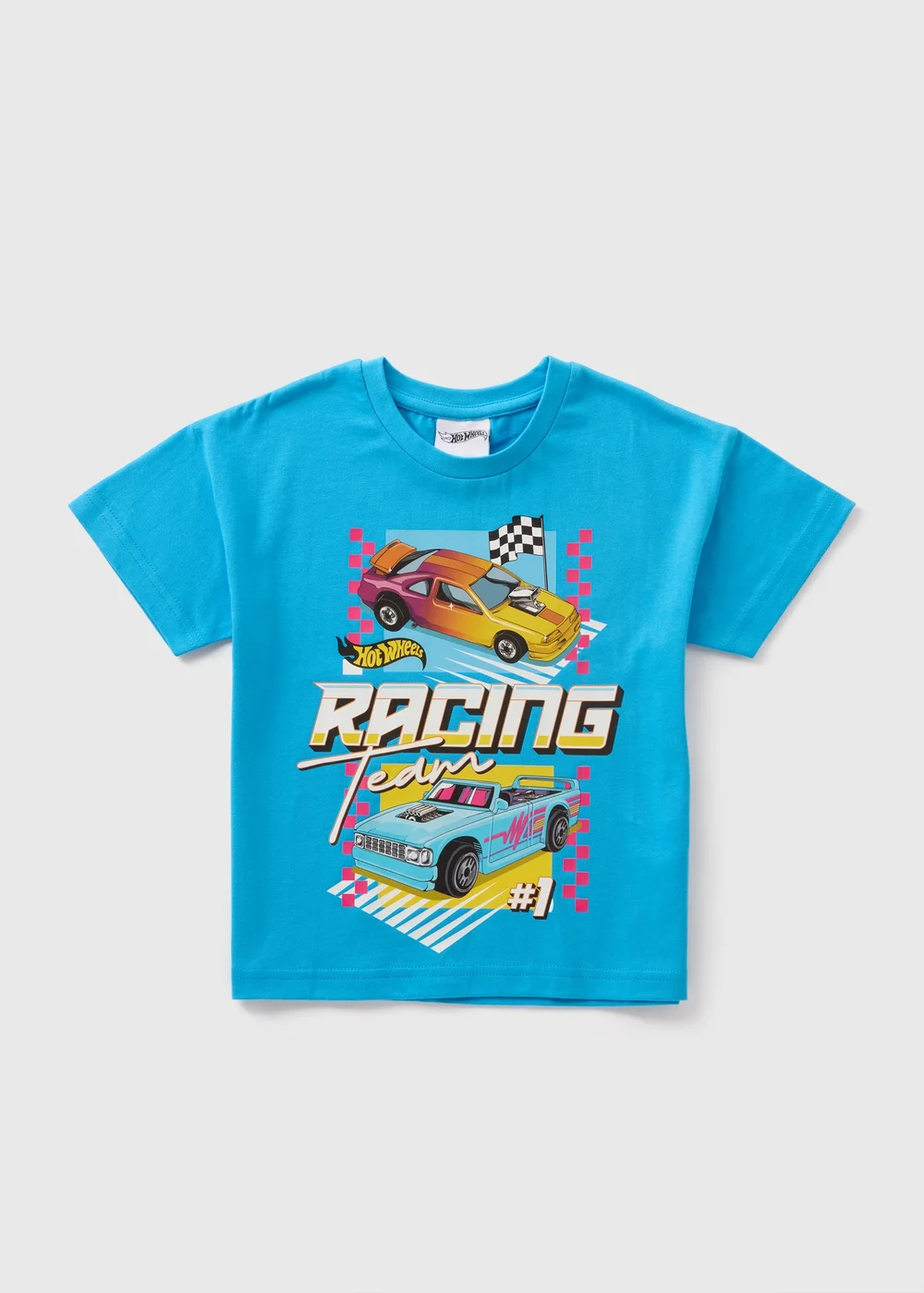 Hot Wheels Kids Blue Racing T-Shirt (3-9yrs) - 3 Yrs Image 1