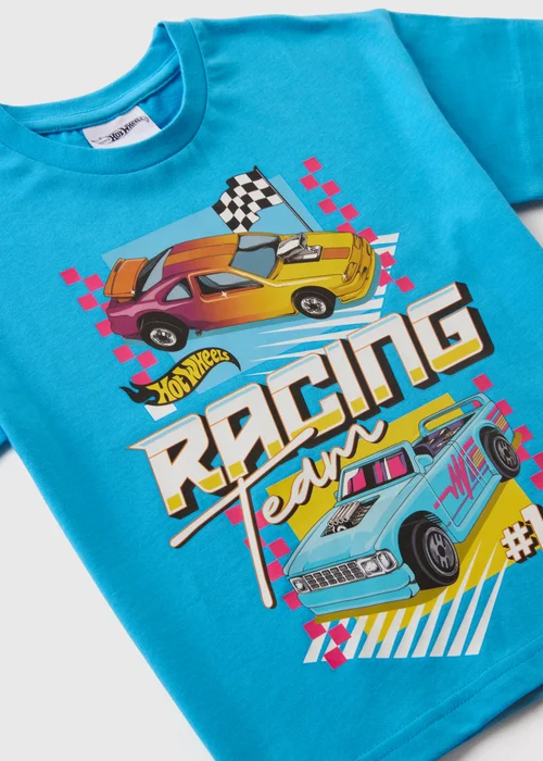 Hot Wheels Kids Blue Racing T-Shirt (3-9yrs) - 3 Yrs Image 2
