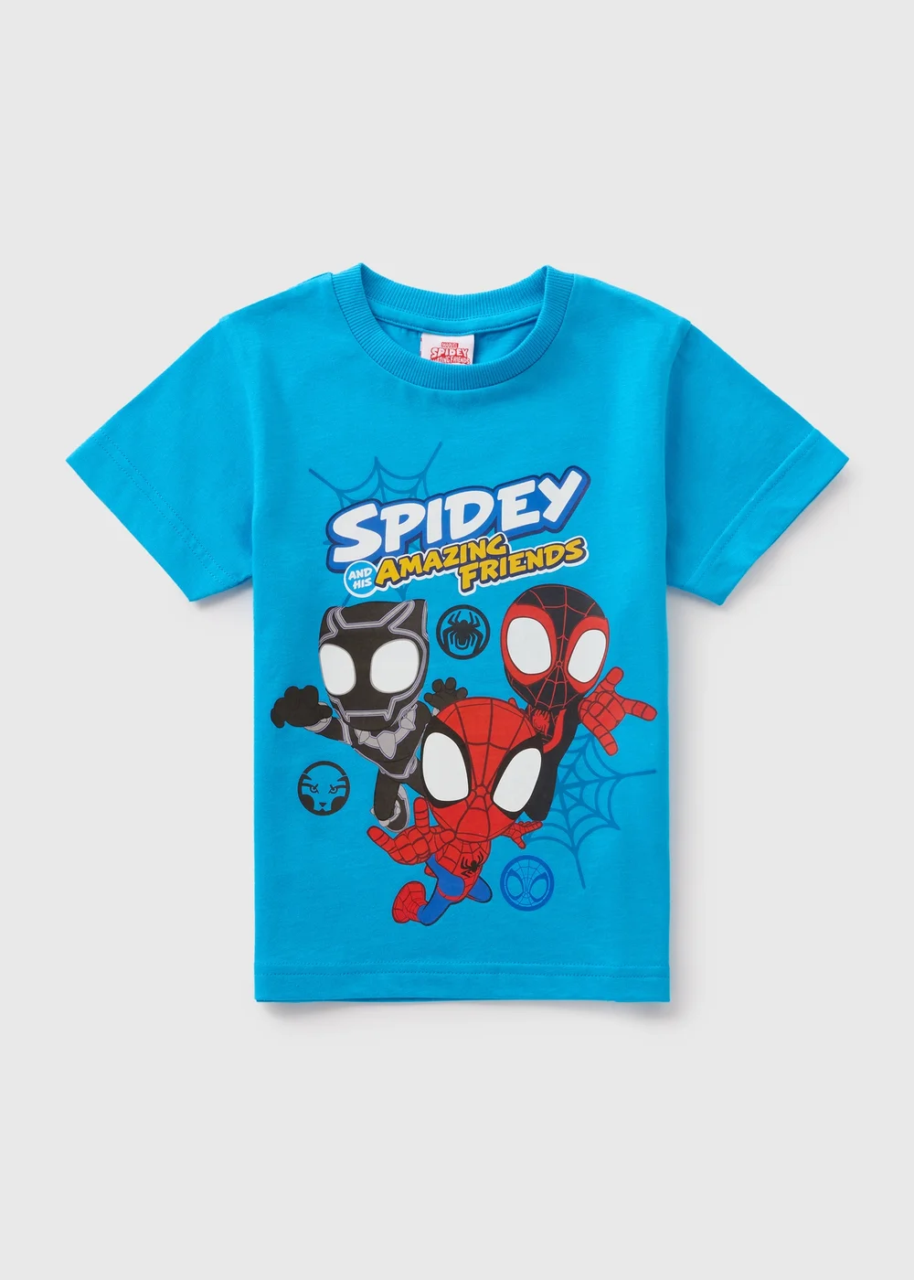 Marvel Kids Blue Spidey and His Amazing Friends T-Shirt (1-7yrs) - 1-1.5 Yrs Image 1