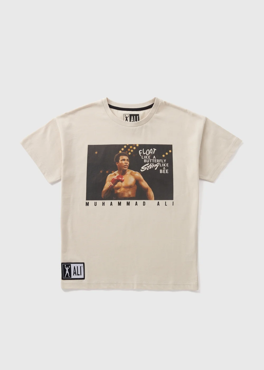Muhammad Ali Kids Beige T-Shirt (7-13yrs) - 7 Yrs Image 1