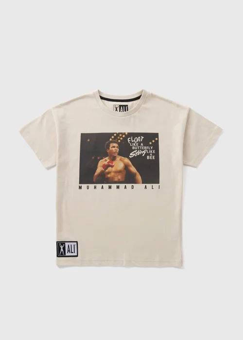 Muhammad Ali Kids Beige T-Shirt (7-13yrs) - 7 Yrs Image 1