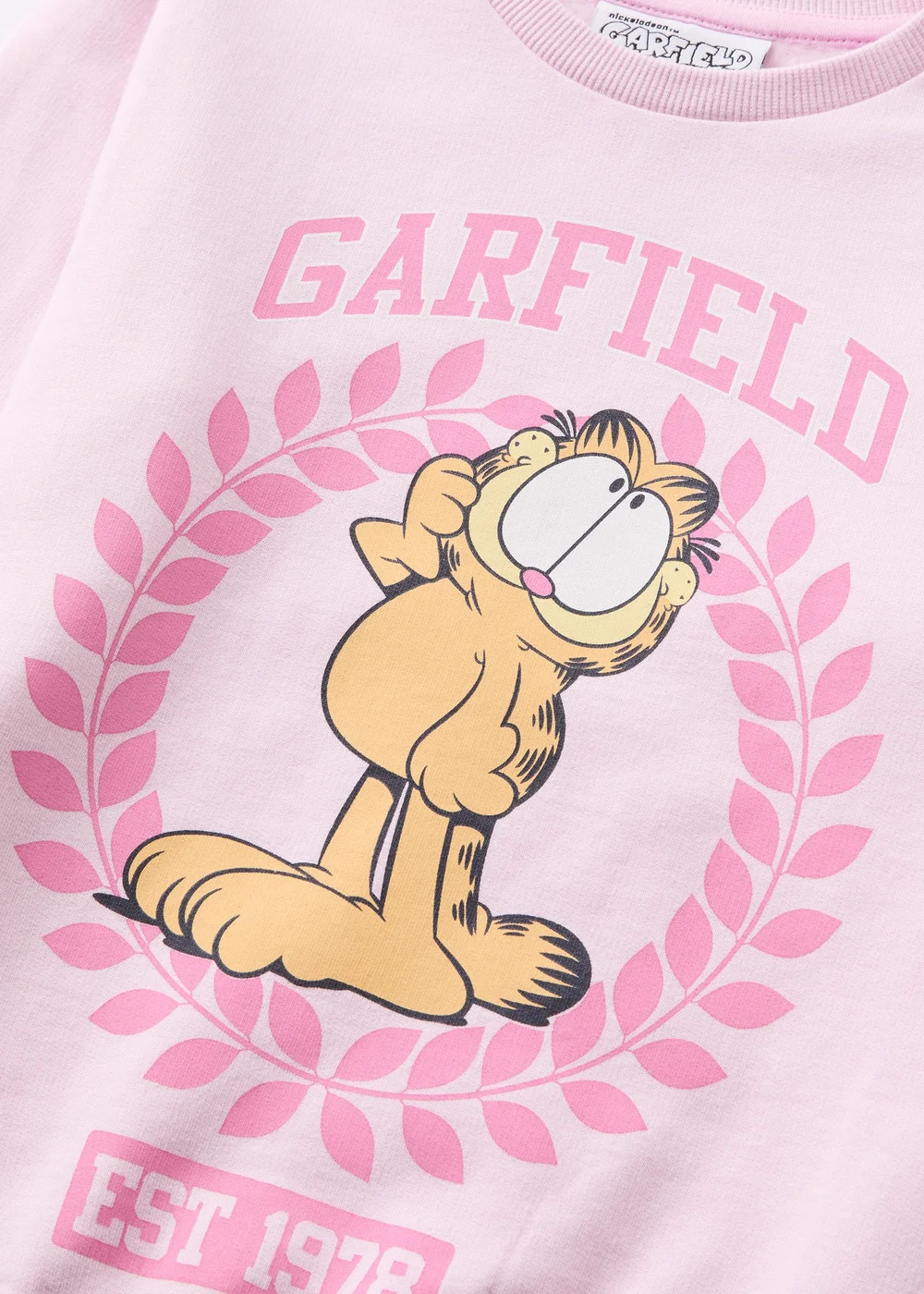 Garfield Kids Pink Sweatshirt (4-12yrs) - 4 Yrs Image 2