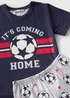 Kids Navy Football Pyjama Set (18mths-13yrs) - Age 18 - 23 Months Image 2