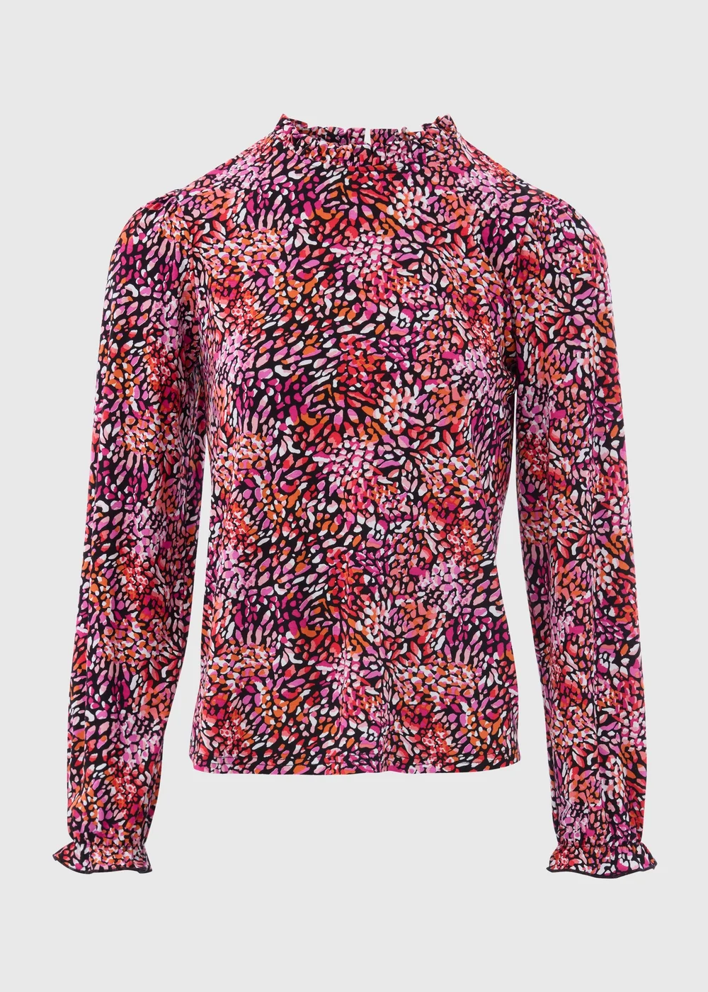 Red Piecrust Collar Top - 8 Image 5