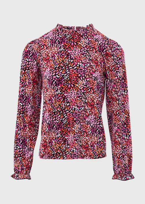 Red Piecrust Collar Top - 8 Image 5