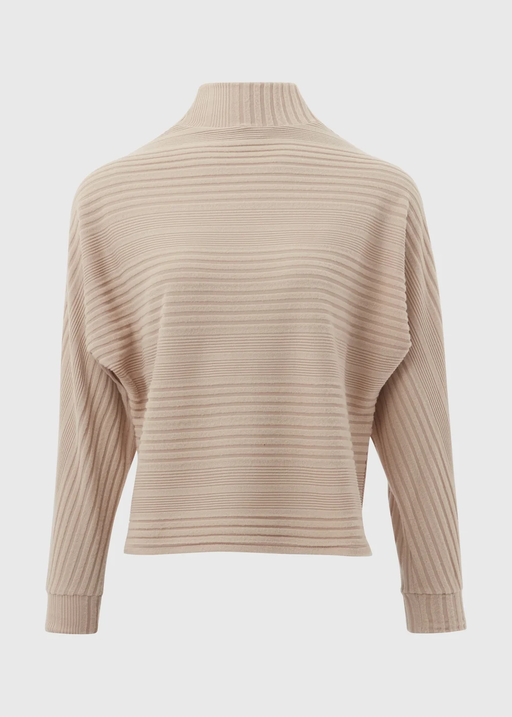 Mocha Soft Dolman Sleeve Ribbed Top - 8 Image 5
