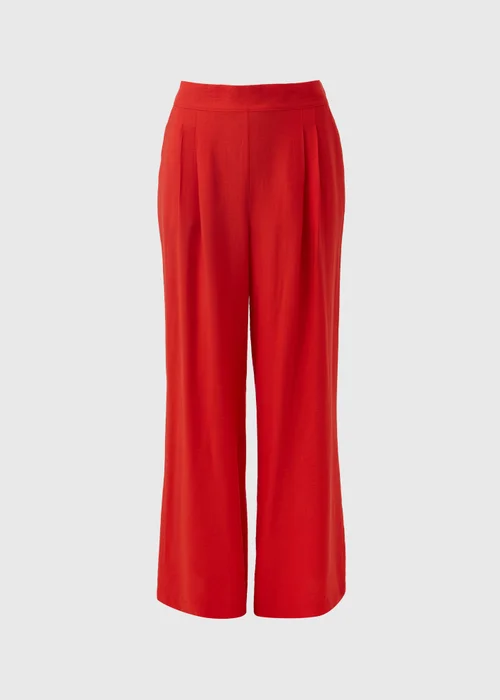 Papaya Petite Red Co Ord Wide Leg Trousers - 6 Image 5