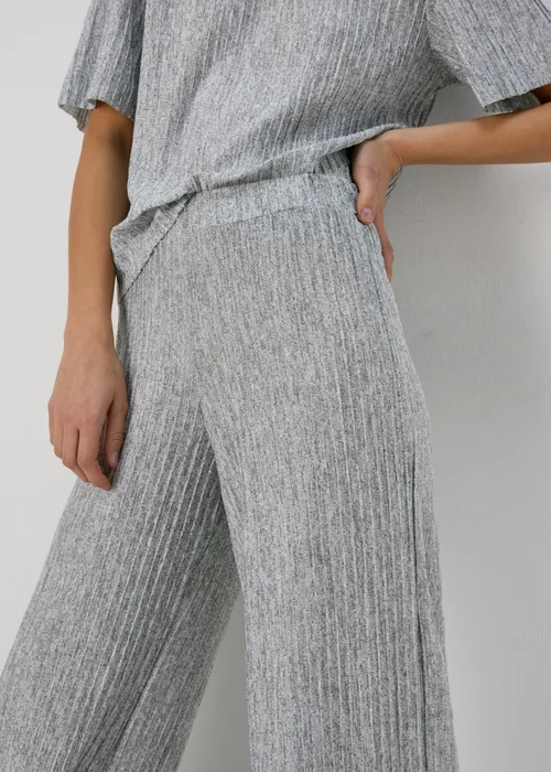 Grey Pleated Trousers - 8 Image 3