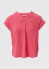 Pink Textured Pullover Top - Size 8 Image 5