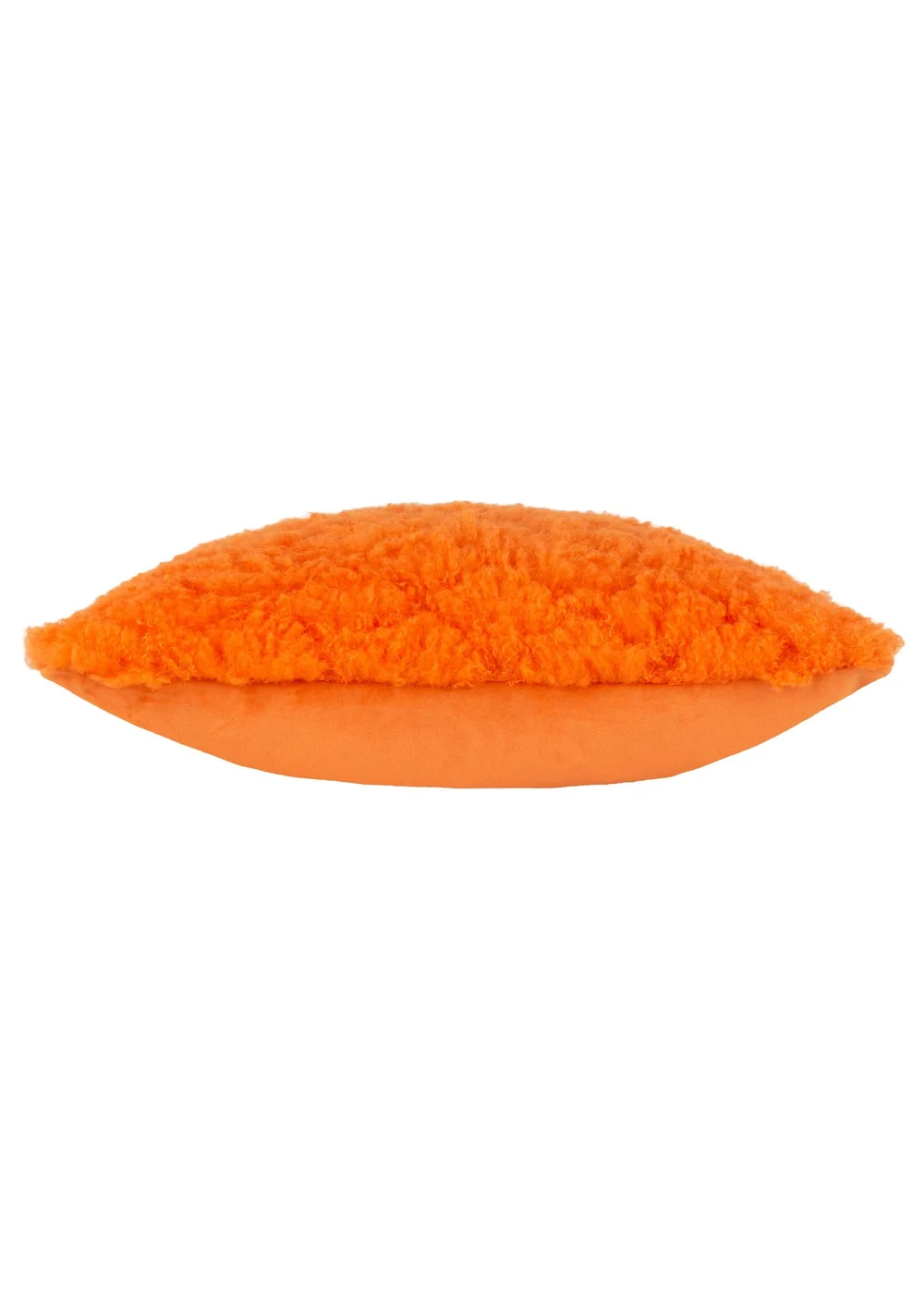Heya Home Fluff Ball Faux Fur Filled Cushion (45cm x 45cm x 8cm) Orange Fever - One Size Image 4