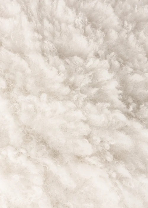 Heya Home Fluff Ball Faux Fur Filled Cushion (45cm x 45cm x 8cm) Dreamy Cream - One Size Image 5