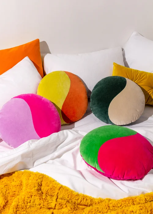 Heya Home Unity Velvet Ready Filled Cushion (One Size) - One Size Image 5