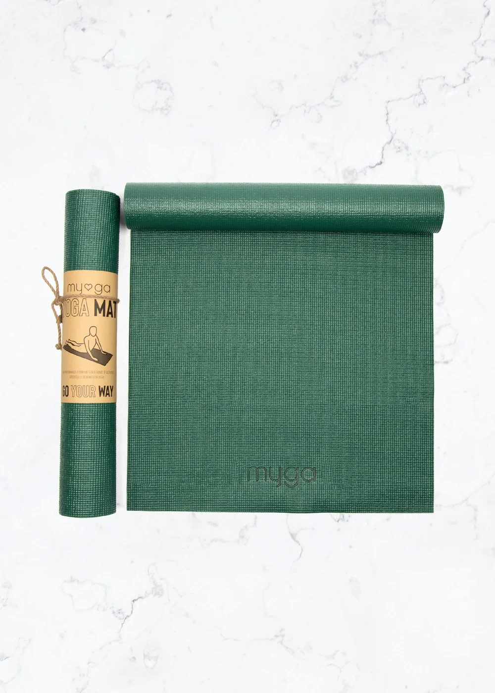 Myga Green Yoga Mat - No Size Image 1