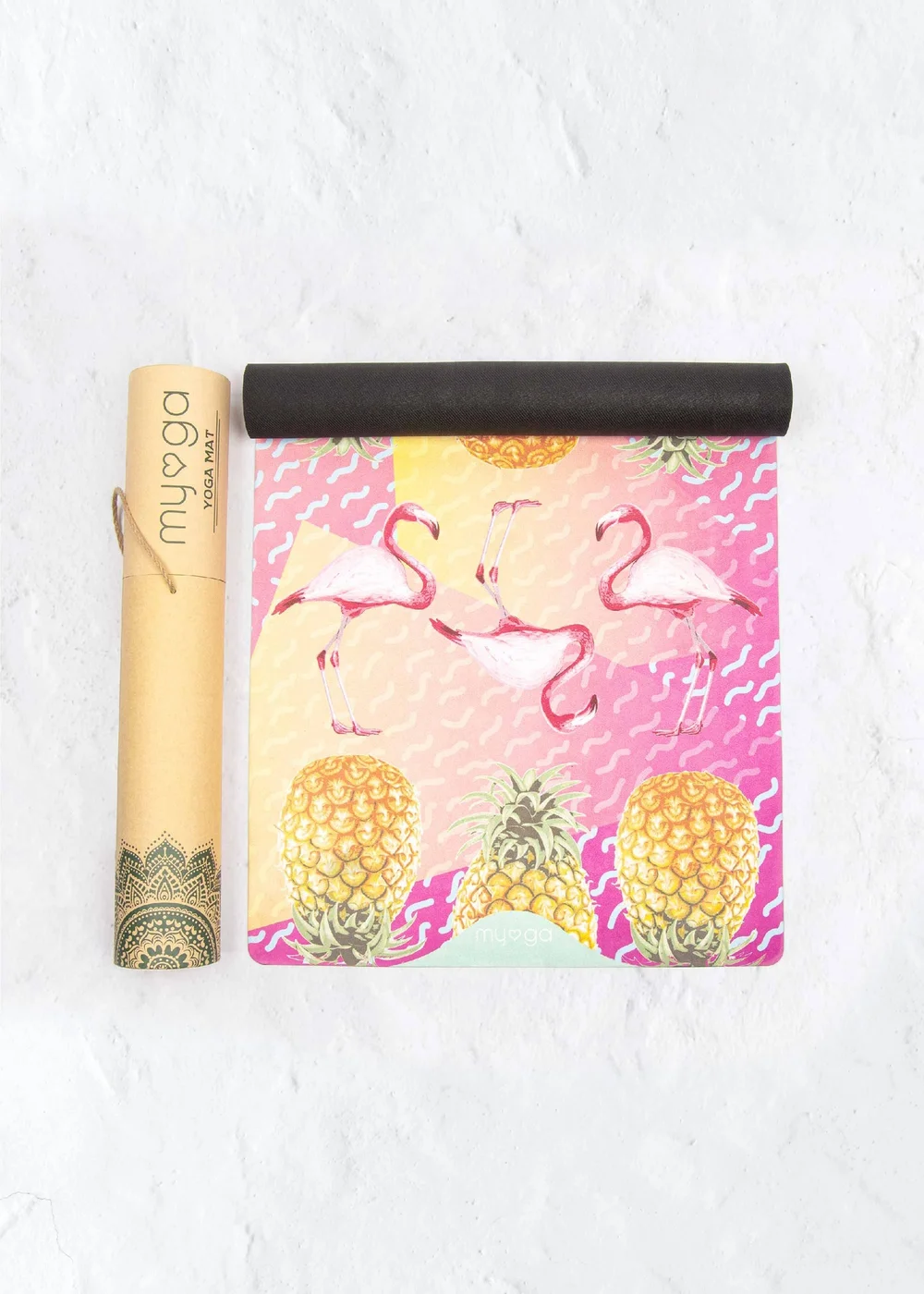 Myga Vegan Tropical Suede Yoga Mat - One Size Image 1