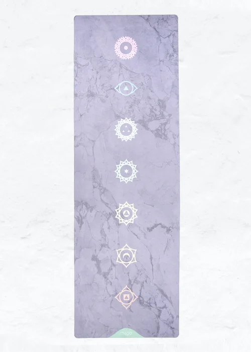 Myga Vegan Chakra Suede Yoga Mat - One Size Image 2