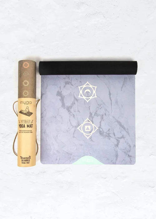 Myga Vegan Chakra Suede Yoga Mat - One Size Image 1