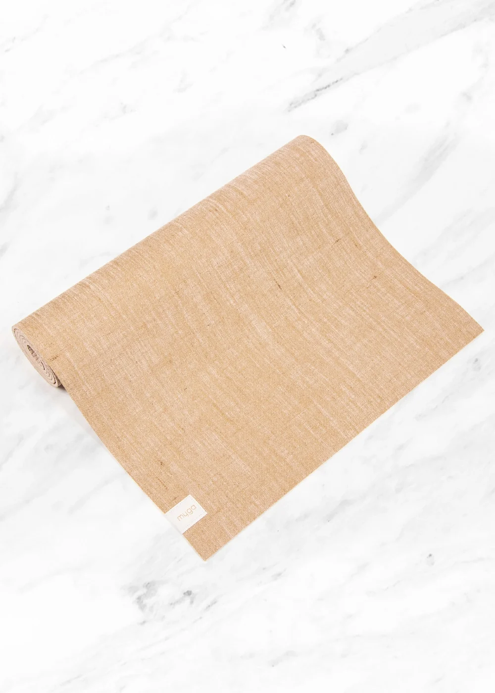 Myga White Jute Yoga Mat - One Size Image 3