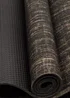 Myga Black Jute Yoga Mat - One Size Image 2