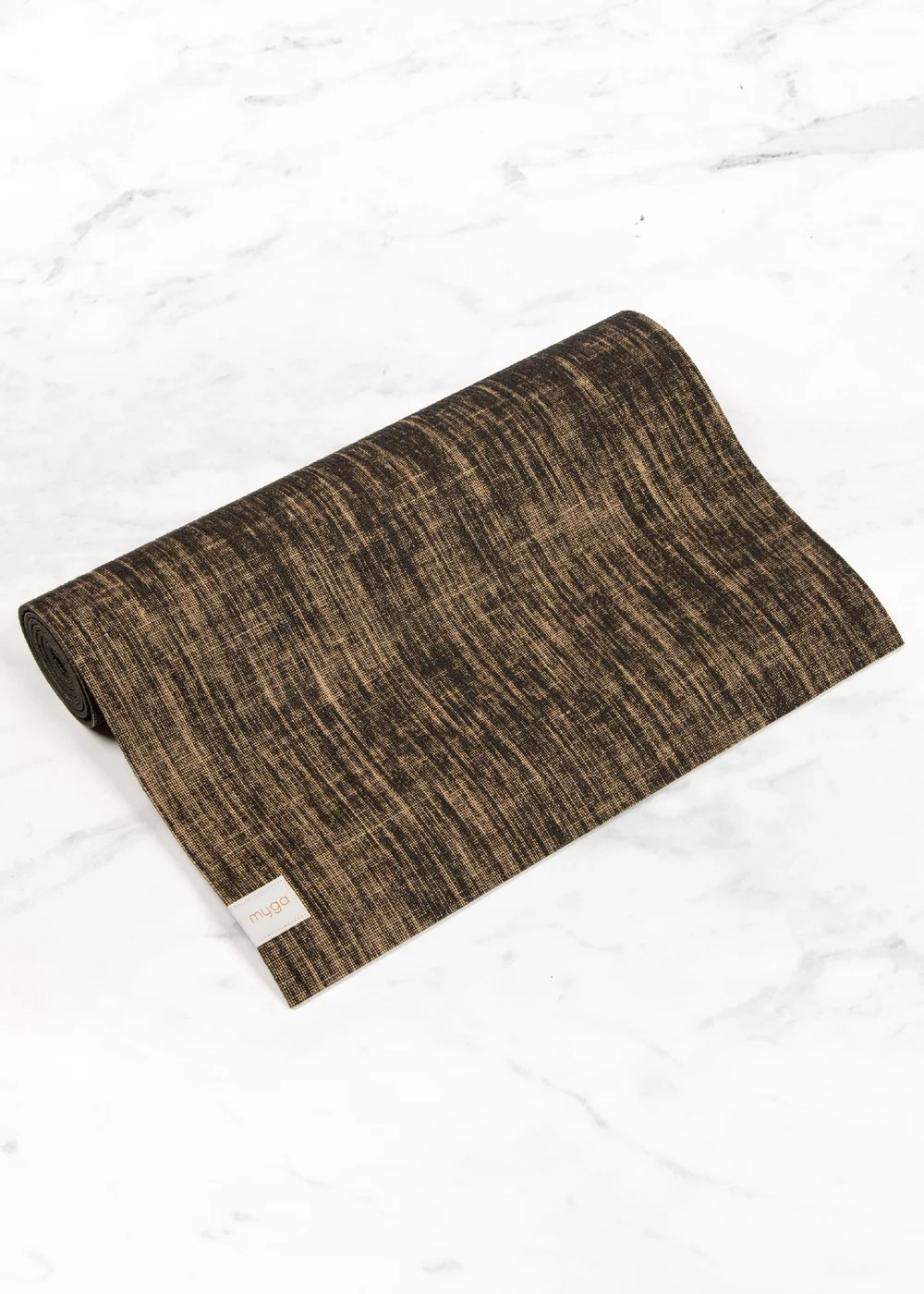 Myga Black Jute Yoga Mat - One Size Image 3