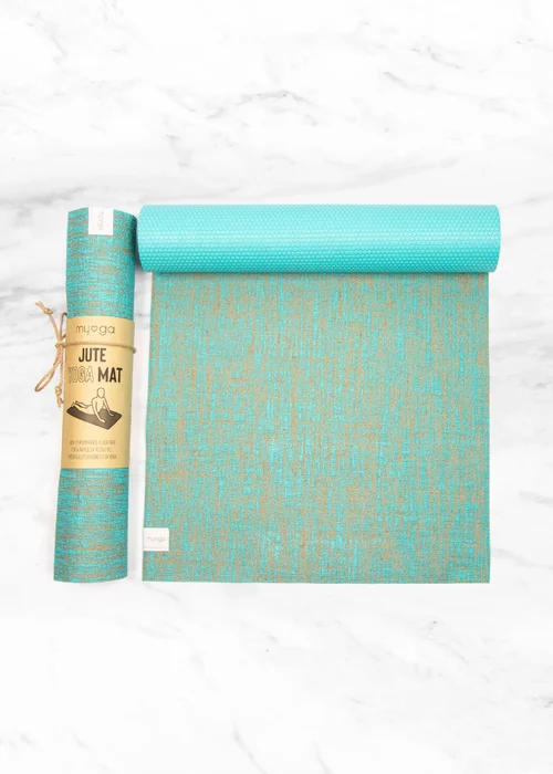 Myga Aqua Jute Yoga Mat - One Size Image 1