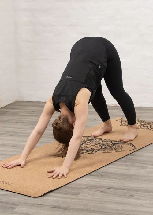 Myga Extra Large Cork Elephant Yoga Mat - One Size Image 3
