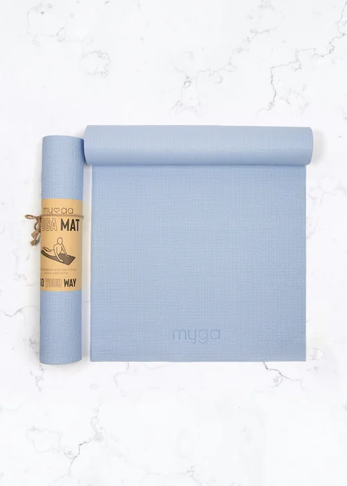 Myga Sky Blue Entry Level Yoga Mat - No Size Image 1