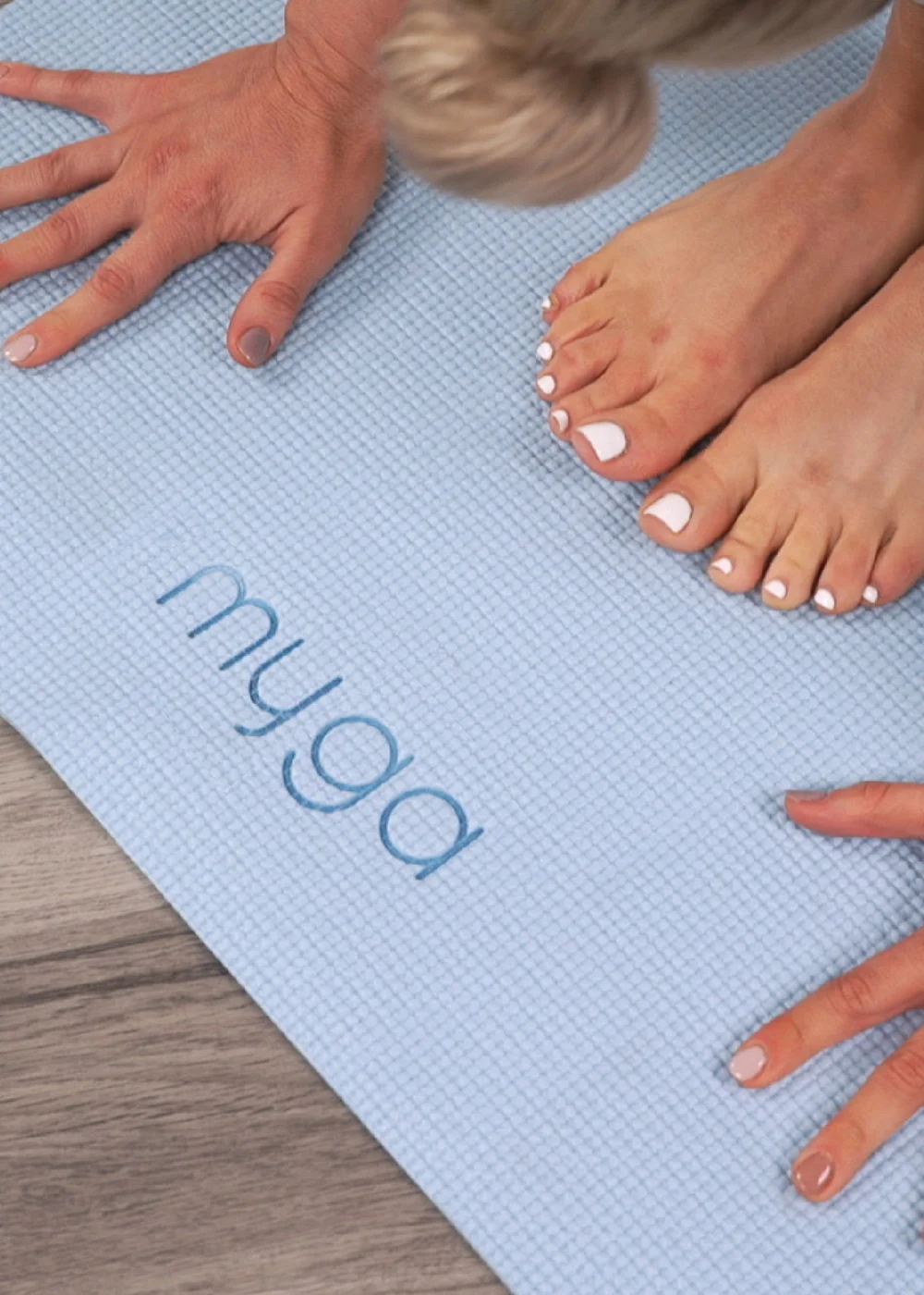 Myga Sky Blue Entry Level Yoga Mat - No Size Image 2