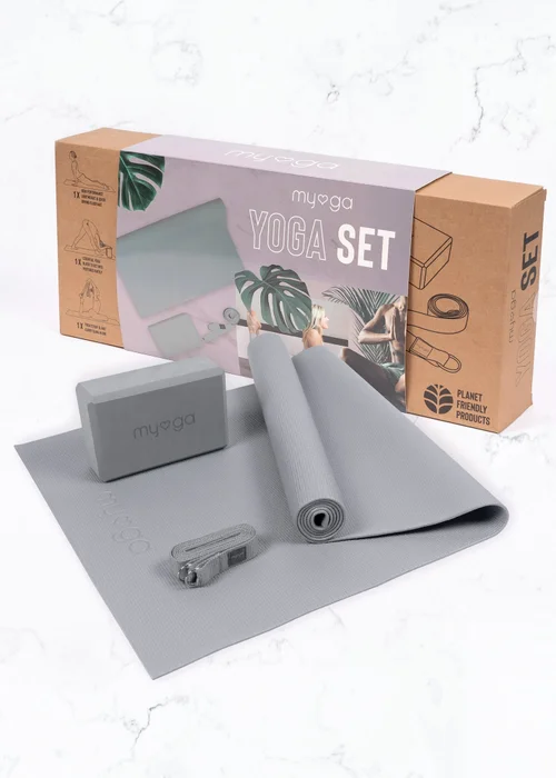 Myga Grey Yoga Starter Set - One Size Image 1