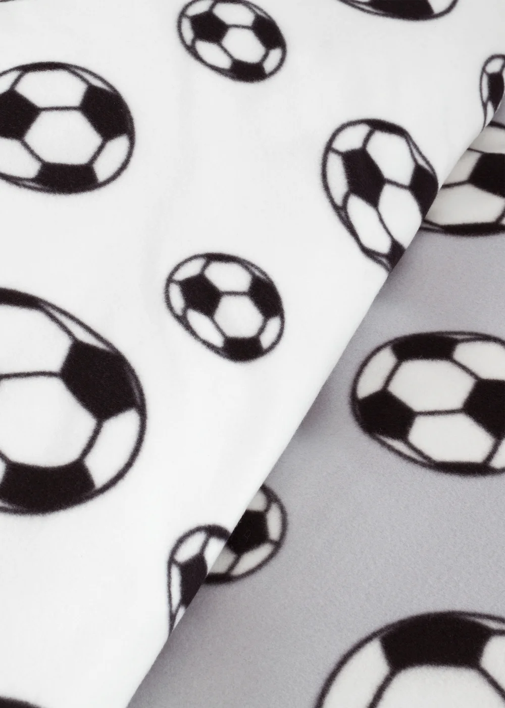 Catherine Lansfield Football Fleece Reversible Duvet Cover Set - Junior Image 4