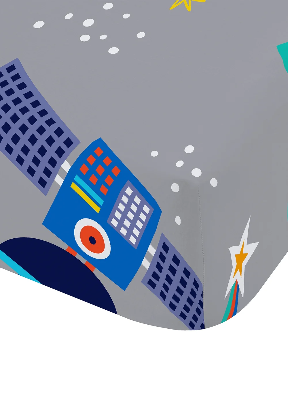 Catherine Lansfield Lost In Space Fitted Sheet - Double Image 3