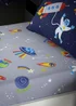 Catherine Lansfield Lost In Space Fitted Sheet - Double Image 1